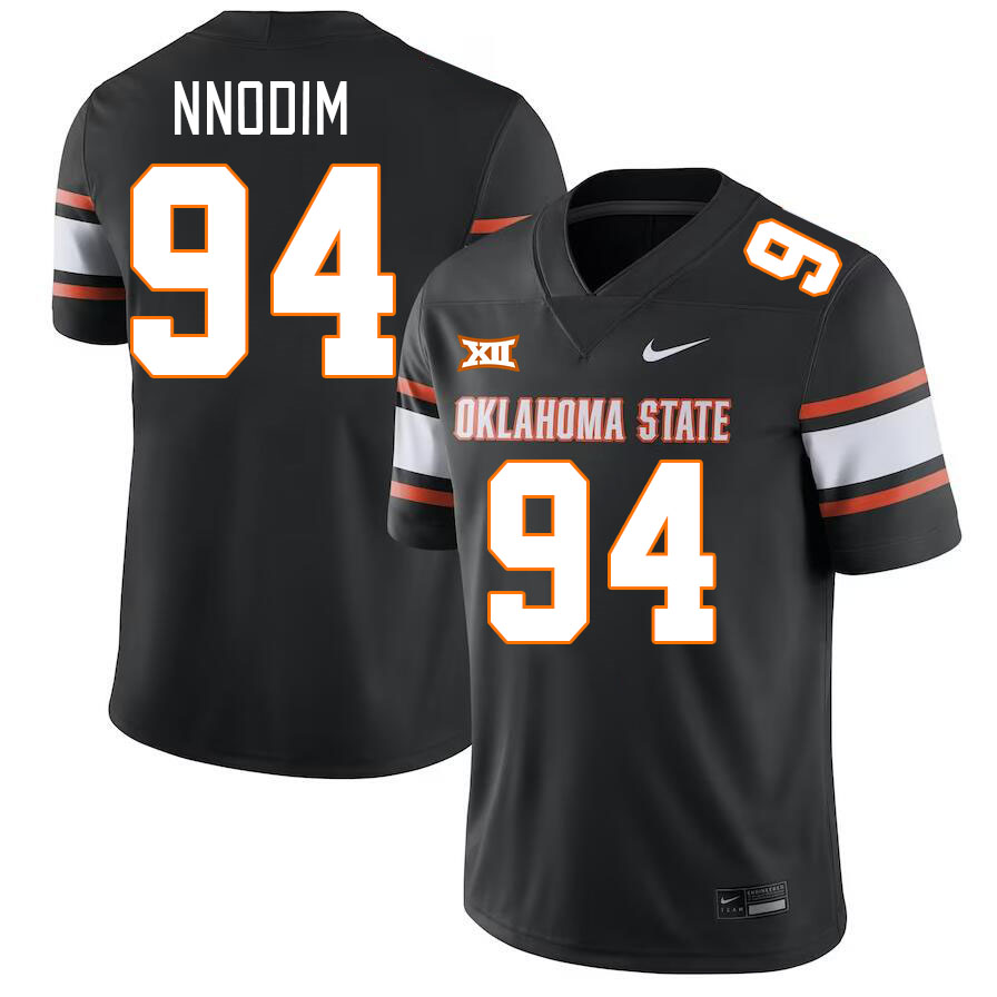 Men #94 Armstrong Nnodim Oklahoma State Cowboys College Football Jerseys Stitched-Black